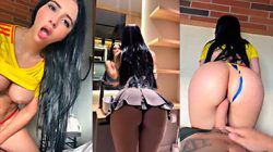 Angela Rodriguez follando con su amigo; le saca toda la leche.